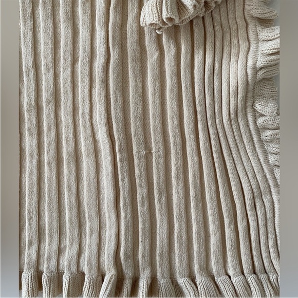 YesStyle Cream Ruffled Cardigan - Picture 4 of 5